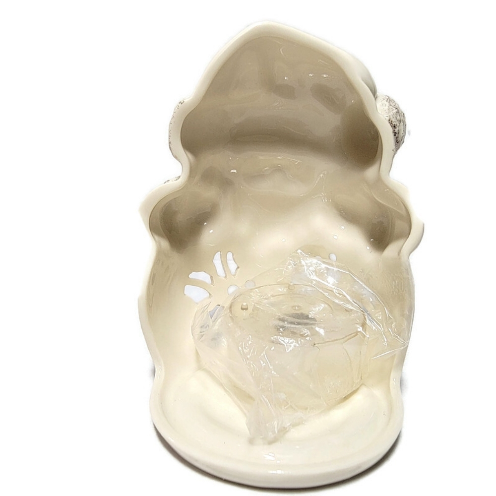 Lenox for the Holiday Bright Christmas Santa Votive 5 1/2 in Tall NIB - Picture 4 of 10